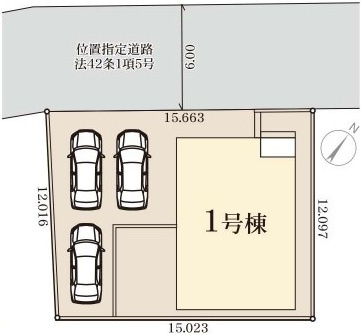 石岡市石岡　3期　新築戸建ての区画図|区画図です♪