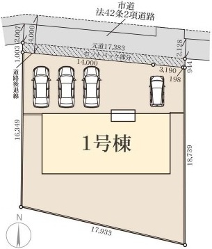 石岡市石岡　第9　新築戸建ての区画図|区画図です♪