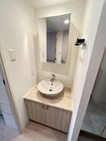 西宮市松原町の賃貸マンションの洗面所