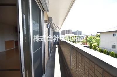 パークサイド渋川　Bのバルコニー