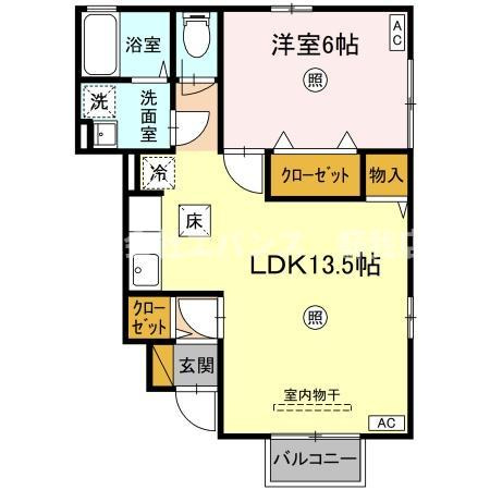 【間取り】 | フーヴェル都A