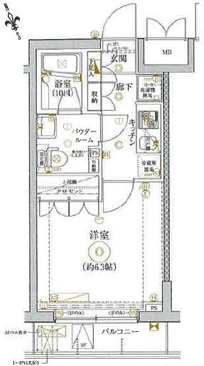 セジョリ北千住の間取り