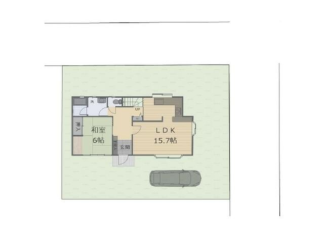 宇都宮市氷室町　3ＬＤＫ　中古住宅の間取り