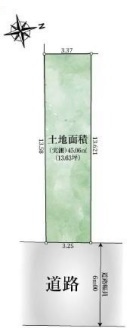 西浅草1丁目中古戸建の区画図