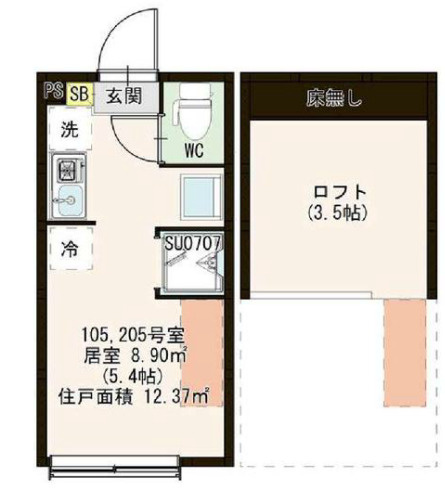 シティガーデン富士見台の間取り