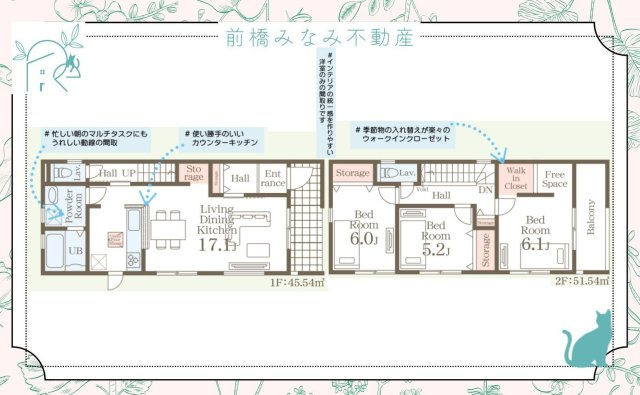 【新築】藤岡市藤岡第13　限定１棟　リーブルガーデン　新築建売の間取り