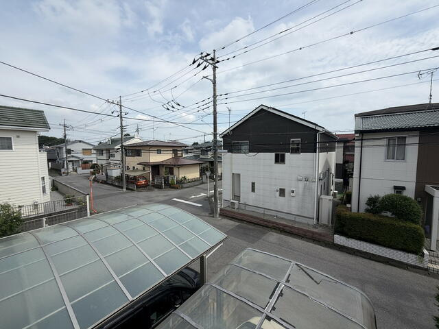 宇都宮市平松本町　4ＬＤＫ　中古住宅の前面道路含む現地写真|眺望