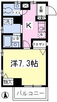 27.36平米　通勤・通学に便利な１Ｋ！