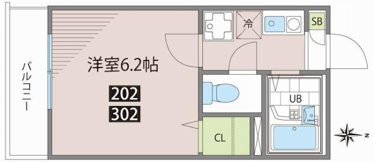ガレリアの間取り|間取り図