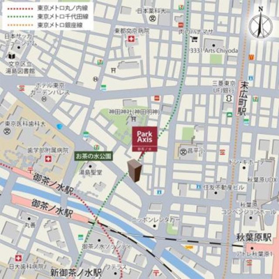 【地図】 | パークアクシス御茶ノ水