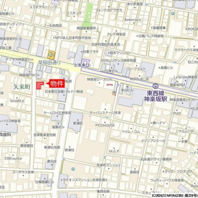 【地図】 | Ｔ’ｓ　ＳＱＵＡＲＥ　ＫＡＧＵＲＡＺＡＫＡ