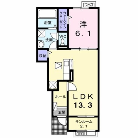 向日葵　２の間取り
