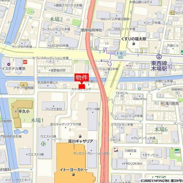 カナルグランデの地図