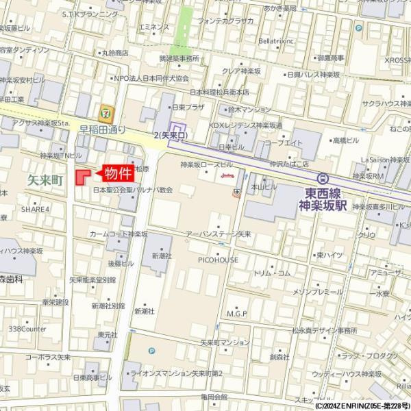 Ｔ’ｓ　ＳＱＵＡＲＥ　ＫＡＧＵＲＡＺＡＫＡの地図