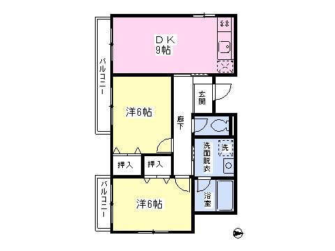 ★51.24平米・2ＤＫ★
