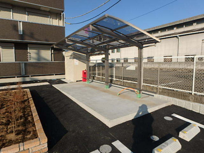 屋根付駐輪場