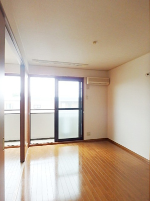 室内物干し付き