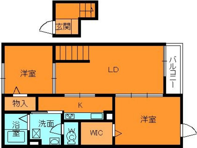 レジデンス斑鳩の間取り
