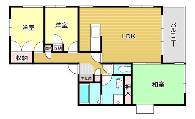 【間取り】 | オークス西新