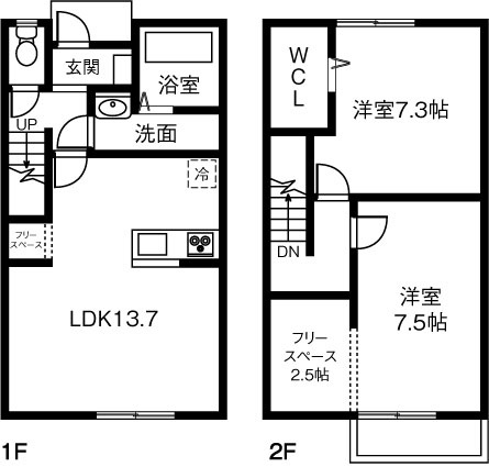 【間取り】 | Ｍａｉｓｏｎ ｄｕ Ｍａｔｓｕｂａｒａ Ａ