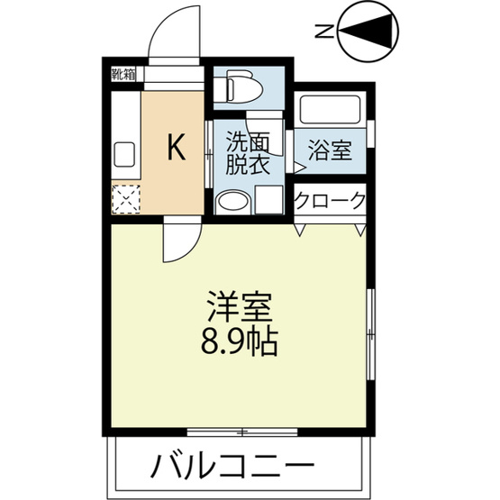 【間取り】 | アネシス六本松B