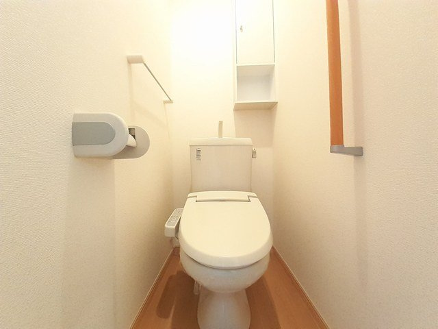 アネシス・ルナＢのトイレ|清潔感のあるトイレです