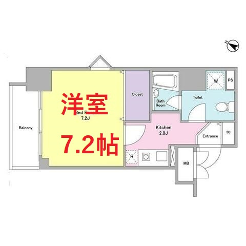 【間取り】 | ラフュージュ大井町