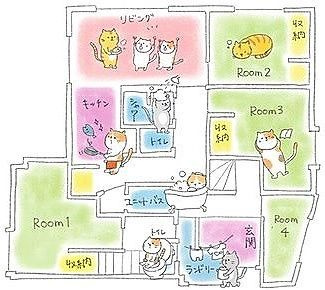 【地図】 | にゃんテラス(Qテラス）