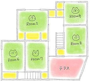 【区画図】 | にゃんテラス(Qテラス）