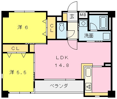 ルミエール園原の間取り