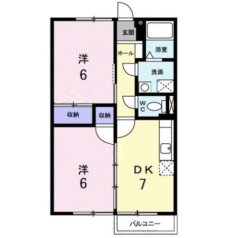 プリオール実丸Ｂの間取り