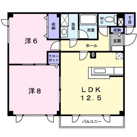パークハイツ６１２の間取り