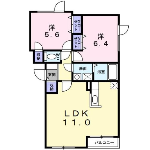 アバンツァート月光の間取り