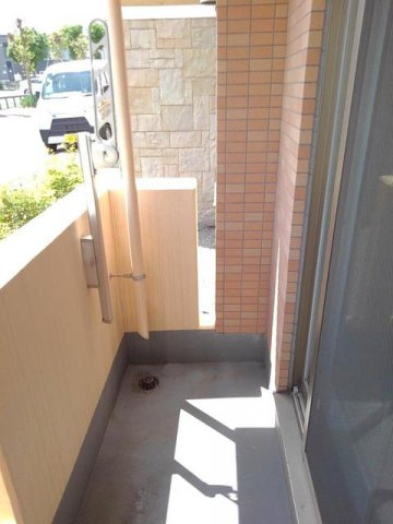 ソレイユ西町Ａのバルコニー