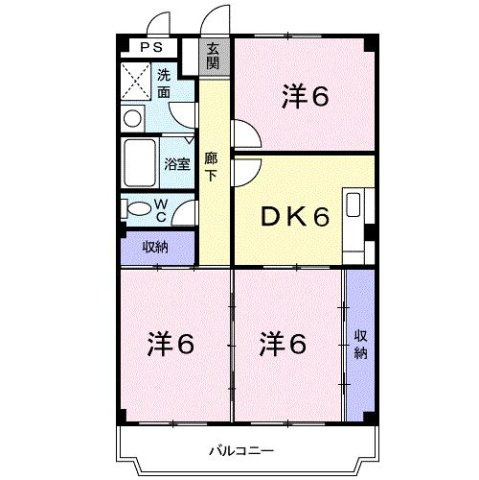 グランドール柏の間取り