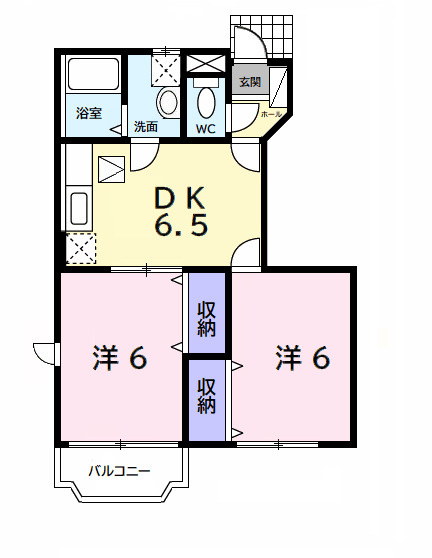 ドゥシャリエの間取り