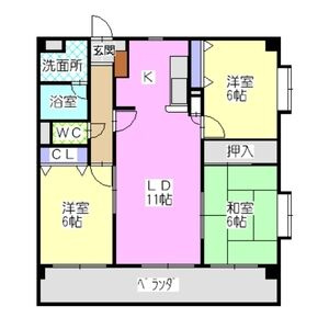 【間取り】 | エアーシャトー六田