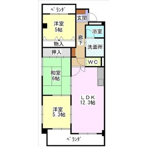 【間取り】 | ロイヤルメゾンⅡ