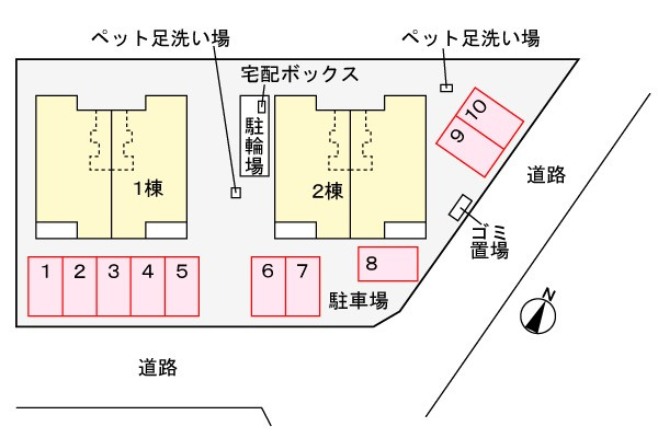 【区画図】 | ル・ソレイユⅠ