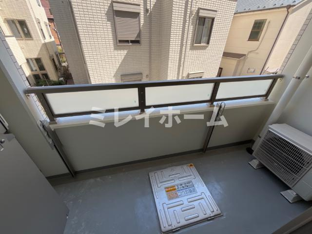 ソレイユ平和島のバルコニー