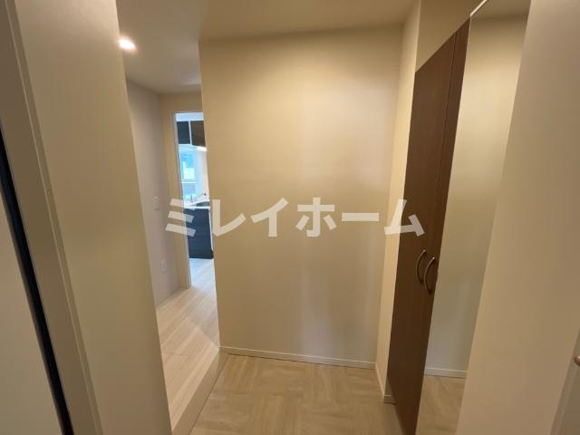 ソレイユ平和島の玄関
