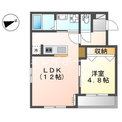 ソレイユ平和島の間取り