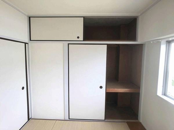 ビレッジハウス戸川2号棟の収納|ビレッジハウスの同一物件・同一タイプの間取りの写真です