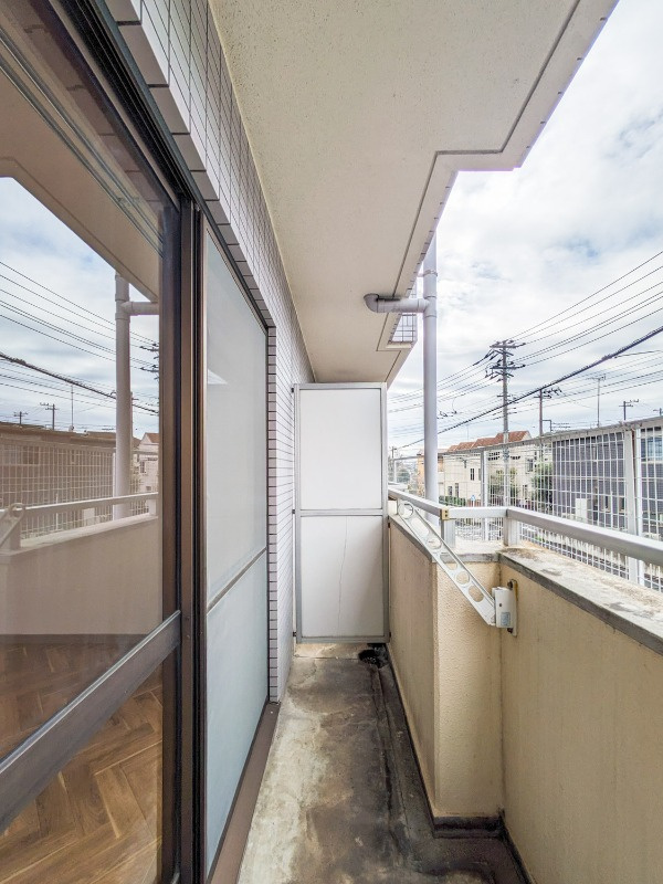 川崎市麻生区細山６丁目の賃貸マンションのバルコニー|※写真は別部屋