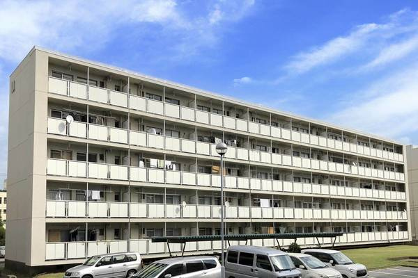 ビレッジハウス検見川9号棟の外観|外観もきれいです