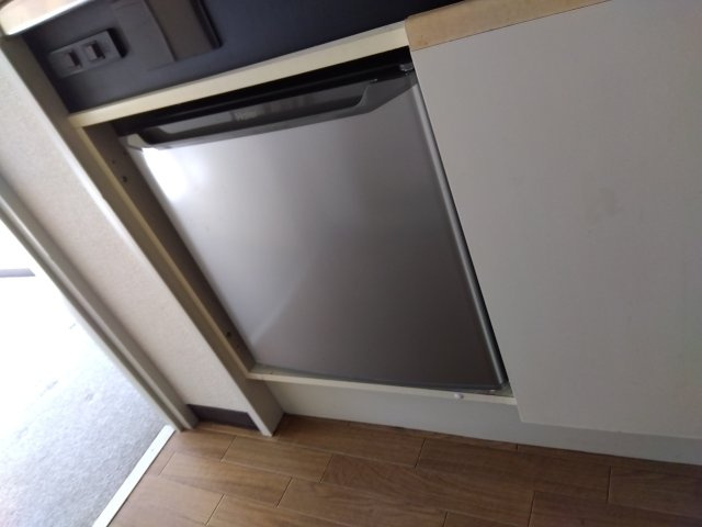 ライオンズマンション南橋本第二のキッチン|コンパクトなキッチンで掃除もラクラク