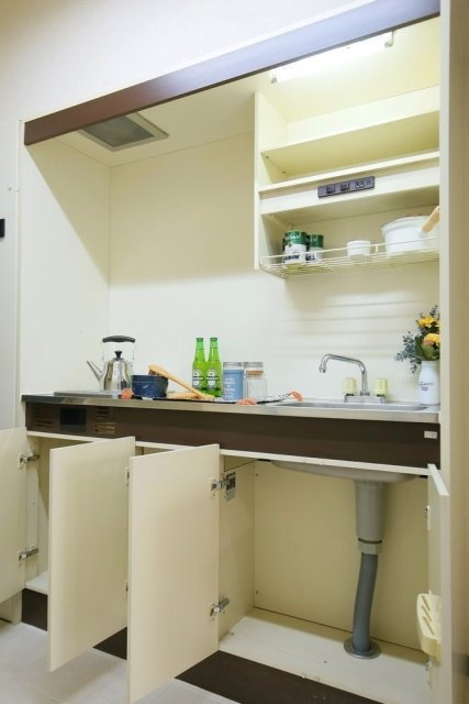 メゾン大野Ⅲのキッチン|※家具小物等はイメージです