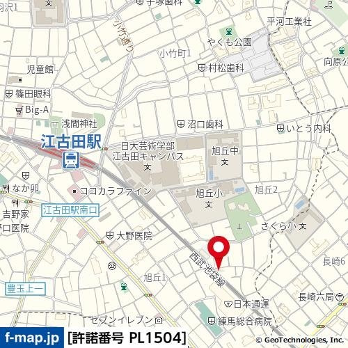 マイプラン旭丘Ａ棟の地図