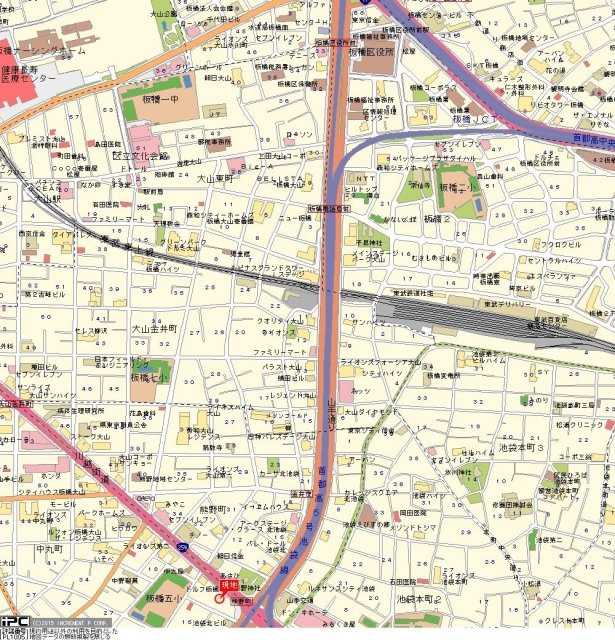 ドルフ板橋の地図
