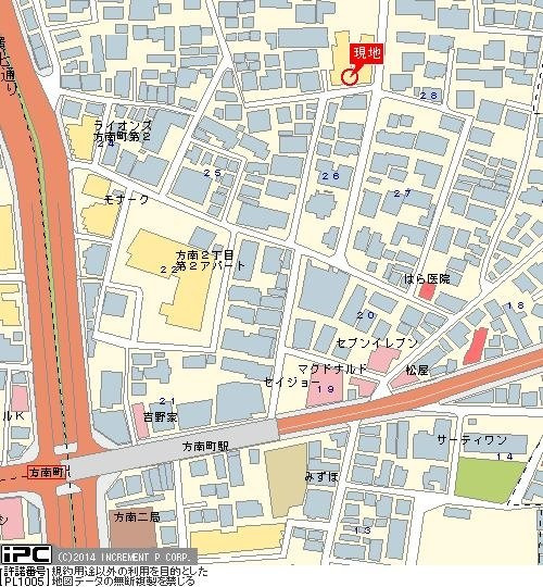 ラ・レジダンス・ド・ラフィネの地図